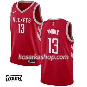 Dres Houston Rockets James Harden 13 Nike 2017-18 Crvena Swingman - Dječji